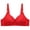 Red, variant on Herrnalise Women's T Shirt Bra, Demi Cup, Smoothing, Lightly Lined，Full Coverage ，Wireless，Bra.