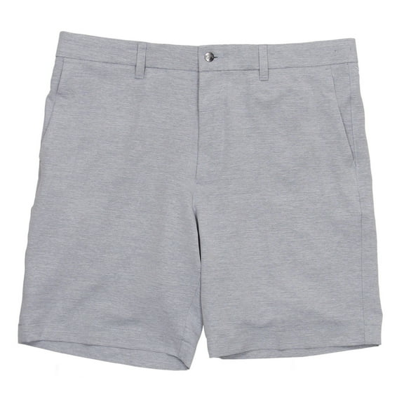 Callaway Golf Mens Opti-Dri Stretch Waist Flat Front Walking Shorts (32 Lt Gray)