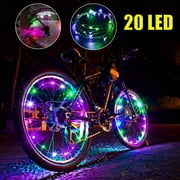 Bright Spokes Premium LED Bike Wheel Lights,Waterproof Bicycle Spoke Tire Light with 20-LED