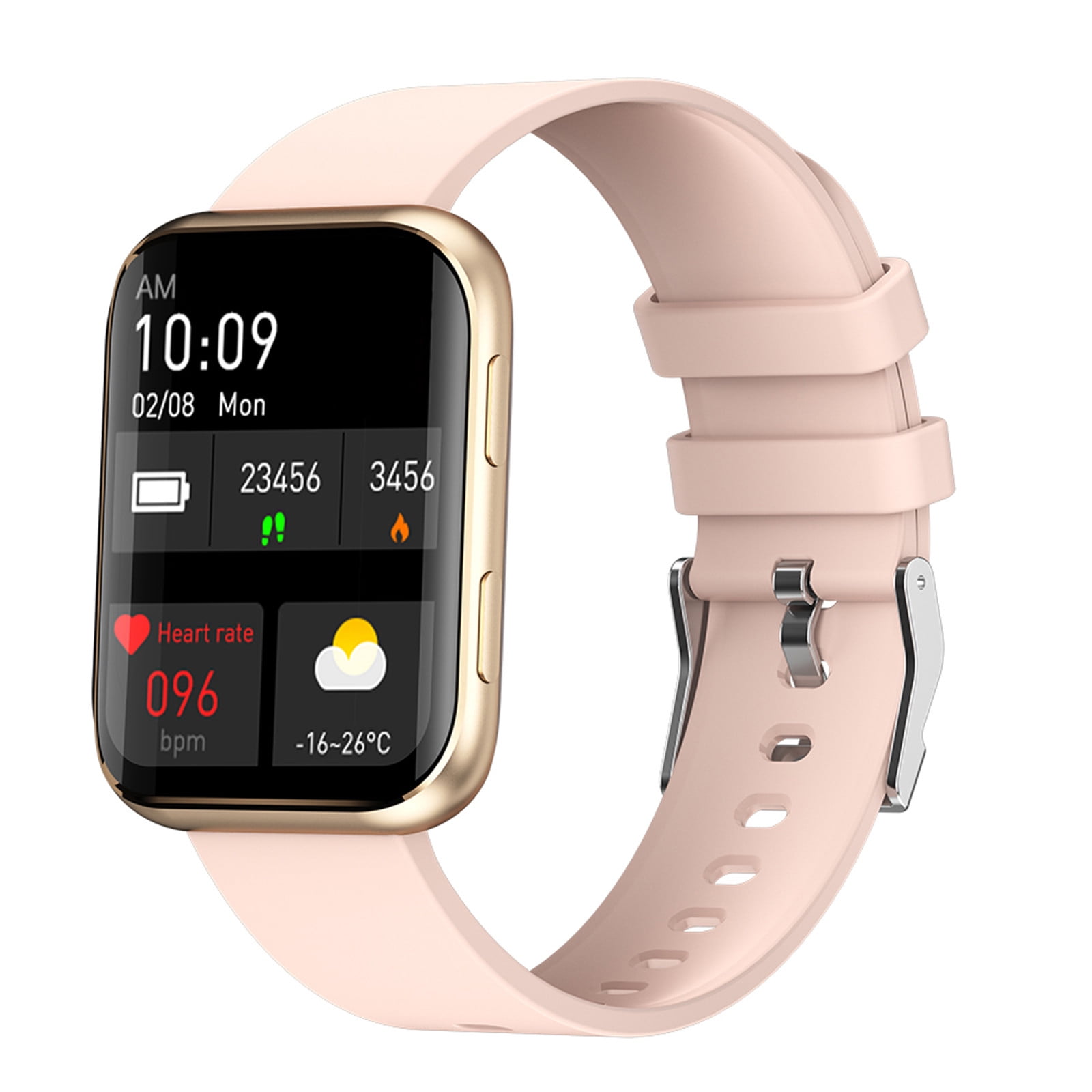 Birdeem Curved Display Metal Smart Watch Sports Pedometer Sleep Monitoring Watch Heart Rate Bracelet Walmart