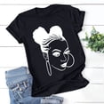 thumbnail image 3 of Tops de Manga Corta de las Mujeres, Cuello Redondo Impreso, Camiseta de Manga Corta para las Mujeres, 3 of 4