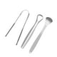 thumbnail image 5 of Limpiador De Lengua 5x3x, Reduce El Mal , Metal Reutilizable, Acero Inoxidable, 5 of 8