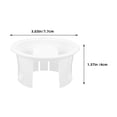 thumbnail image 2 of 2pcs Glass Water Pitcher Plastic Lids Reusable Beverage Pitcher Jug Lids for Replacement, 2 of 5