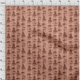 thumbnail image 4 of oneOone Georgette Viscose Pink Salmon Fabric Tropical Tree Fabric For Sewing Printed Craft Fabric By The Yard 42 Inch Wide, 4 of 4