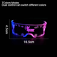 thumbnail image 2 of Gafas Led Gafas Luminosas Gafas Led Parasol, Gafas Luminosas para Fiesta de Halloween Bar MFZFUKR CPB-CJZ53-2, 2 of 5
