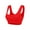 Red, variant on Sentmoon Womens Sports Bras Oversized No Wires Push up No-Slip Women Bra Easy Care Seamless Supportive Stretchy Everyday Bras for Lounging at Home XL