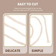 Masteelf DIY Hand Woven Rope for Crafts and Beige Polyester Cotton ...