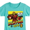 thumbnail image 3 of Marvel Iron Man - 8 Bit Pixelated - Toddler And Youth Girls Fitted Short Sleeve Graphic T-Shirt, 3 of 5
