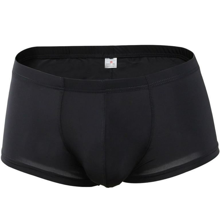 Men Fashion Underpants Solid Sexy Briefs Knickers Underwear Pant Sexy Panties  Try Underwear, Black, Medium : : Clothing, Shoes & Accessories