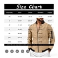 thumbnail image 3 of IAJDKMEK Men's Casual Utility Jacket - Winter Workwear Style, Zip-Up with Pockets, Comfortable Jackets for Men Everyday,Army Green L, 3 of 5