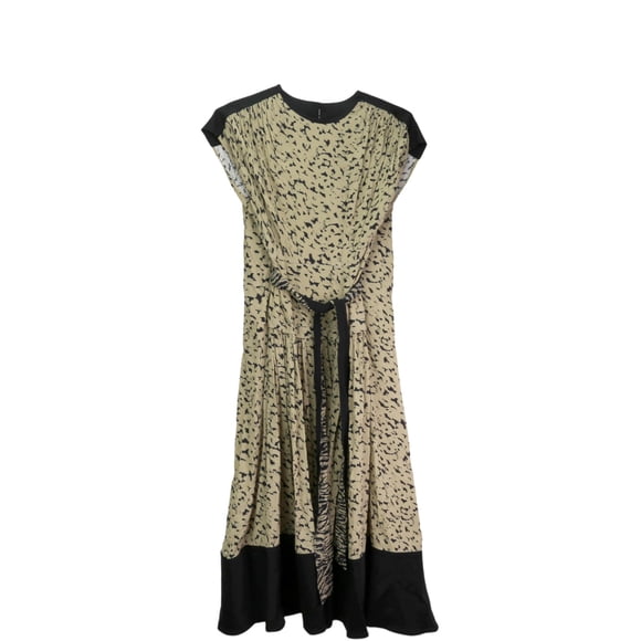Proenza Schouler Women's 23037 Short Sleeve Printed Dress - 4