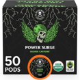 thumbnail image 1 of Cápsulas de café Death Wish Power Surge, alto contenido de cafeína, 50 piezas, 1 of 8