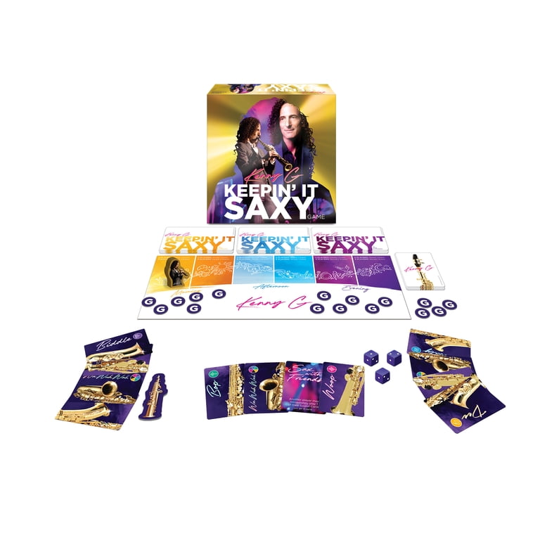 Kenny G Keepin' It Saxy Game - Cooperative Jazz-Themed Board Game For 2-5 Players