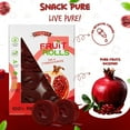 thumbnail image 5 of Fruit Roll Ups Healthy Snacks for Kids and Adults Vegan non-GMO no Added Sugar Natural Apple Fruit Strips for School and Lunch [16 Rolls], 5 of 6