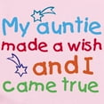 thumbnail image 2 of CafePress - My Auntie Made A Wish Infant Bodysuit - Baby Light Bodysuit, Size Newborn - 24 Months, 2 of 4