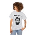 thumbnail image 3 of What Up Doe Slang Greeting Funny Quote Unisex T-Shirt Bearded Man Graphic, 3 of 11