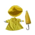 thumbnail image 2 of Traje de ganso de césped con sombrilla y sombrero para estatua de 23 pulgadas. Ropa novedosa para estatua de ganso para jardín exterior, porche y, 2 of 8