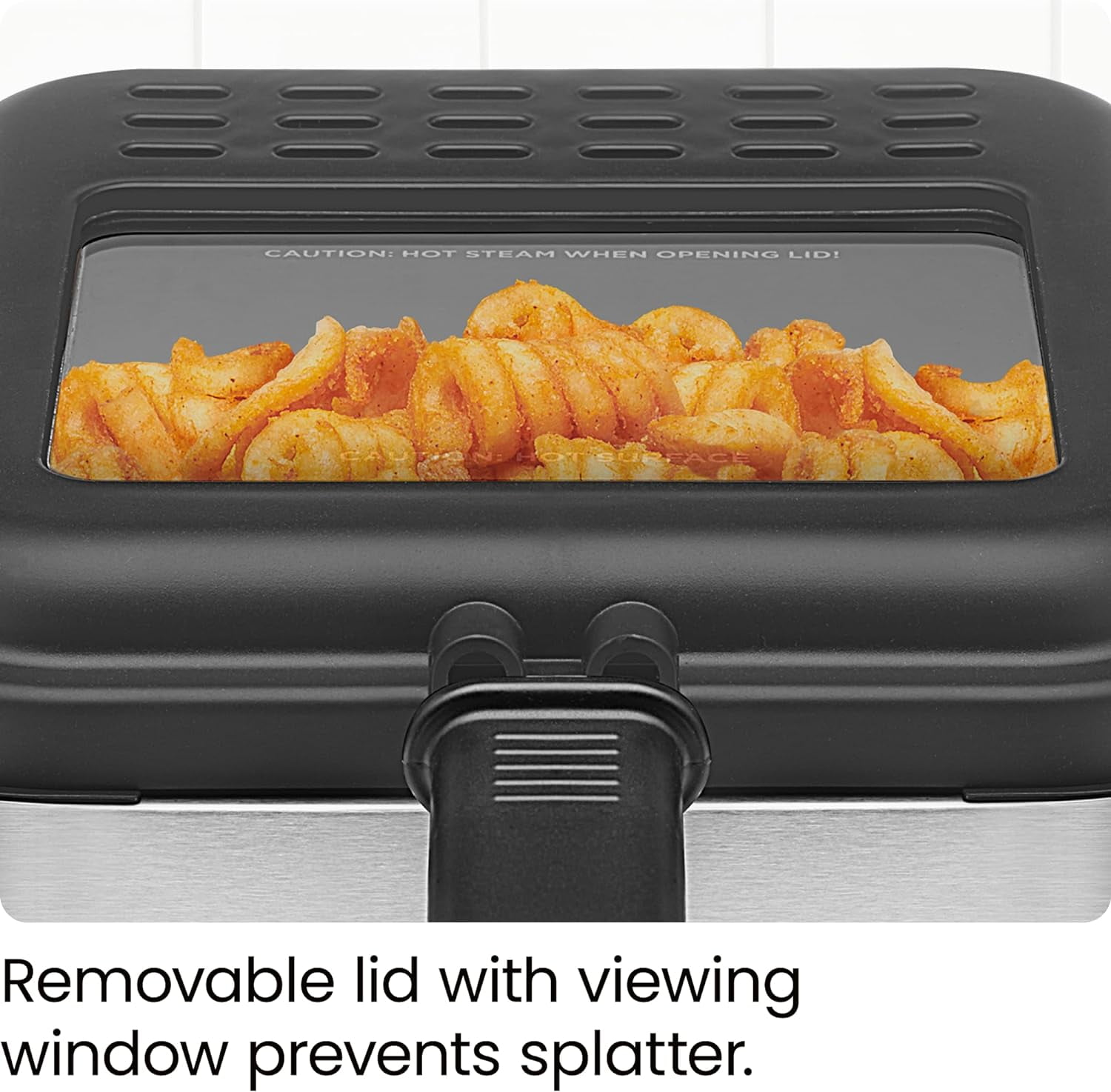 Chefman Fry Guy 1.5 Liter Deep Fryer w/ Adjustable Temperature Control - Stainless Steel