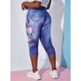 thumbnail image 4 of Tallas grandes Mariposa 3D Jean Print Great Jeggings Rosegal Leggings de talla grande, 4 of 5