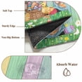 thumbnail image 6 of Large Area Rugs for Living Room Bedroom, Easter Bunny Gnomes 8'x10' Rug Washable Carpet Runner Indoor Outdoor, Spring Easter Eggs Floral Colorful Wood Non Slip Floor Mats Rug for Kitchen, Patio, 6 of 8