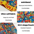 thumbnail image 5 of KJFISTMU Ultra-Soft Street Style Printed Men's Boxer Briefs Set - Novel Waistband Series - Four-Piece Set, 5 of 9