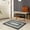 Ash, variant on Yesurprise 5*7 Washable Area Rugs - Braided Printed Area Rugs, Modern Indoor Floor Carpet, Rustic Accent Area Rugs, Low Pile Non-Slip Area Rugs for Living Room Bedroom, Black