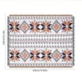 thumbnail image 3 of Xihbxyly Manta con Borlas Bohemia, Diseño Azteca Colorido, Suave y Transpirable, Ideal para Sofá, Silla, Viajes Al Aire Libre, Camping, Picnic, Uso En Cualquier Estación, 130 X 180 Cm., 3 of 7