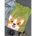 thumbnail image 3 of I Love You Kawaii Style T-Shirt Women -Image by Shutterstock, Female Large, 3 of 4