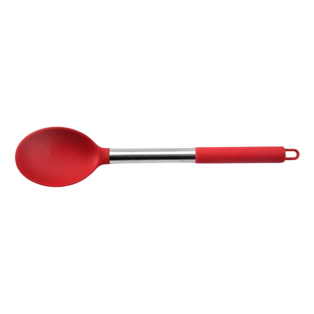 Cuchara Ranurada Sunnimix De Silicona Roja