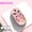 Pink, variant on RGB Glowing Transparent Lightweight Wireless Bluetooth Tri-mode Esport Mouse Ergonomics Hollow out Mause For PC Laptop Computer