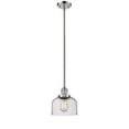 thumbnail image 3 of Innovations Lighting  Franklin Restoration Bell - 1 Light 8" Stem Hung Mini Pendant Polished Nickel/Seedy, 3 of 5