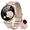 Rose gold, variant on Smart Watches for Women, 1.2'' AMOLED HD Round Screen Fitness Trackers with Bluetooth Call (Answer/Make/Text), 100+ Sports Mode, IP68 Waterproof Women Smart Watch for Android IOS