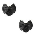 thumbnail image 1 of Guardoinrt Wide Application Bow Hair Net For Chic And Professional Appearance Good Gifts Two Bows-black 2Set, 1 of 6