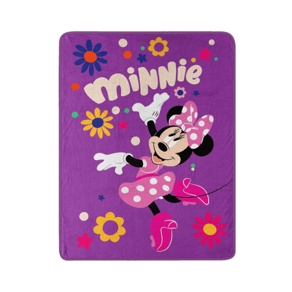 Minnie Mouse Micro Raschel Throw Blanket, 46" x 60"