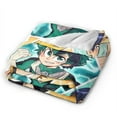 thumbnail image 6 of My Hero Academia Throw Blanket, Anime Blanket, Cozy Soft Lightweight Flannel Blankets For Couch Sofa Bed, 280 Gsm Plush Fuzzy Blanket, 6 of 9