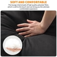 thumbnail image 2 of Sillón de Acento Moderno para Sala - Tapizado en Lino Negro con Estructura Metálica Negra y Cojín de Espuma de Alta Densidad - Funda Removible y Lavable para Dormitorio, Oficina o Sala de Estar, 2 of 7
