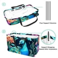 thumbnail image 4 of Peacock Large Capacity Oxford Cloth Reusable Foldable Storage Bins Easter Basket Box, 4 of 7