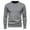 Gray, variant on Iugvhana Mens Solid Color Crewneck Sweater Casual Base Knit Pullover Sweater Drop Shoulder Fashion Knitted Sweaters Green XXL