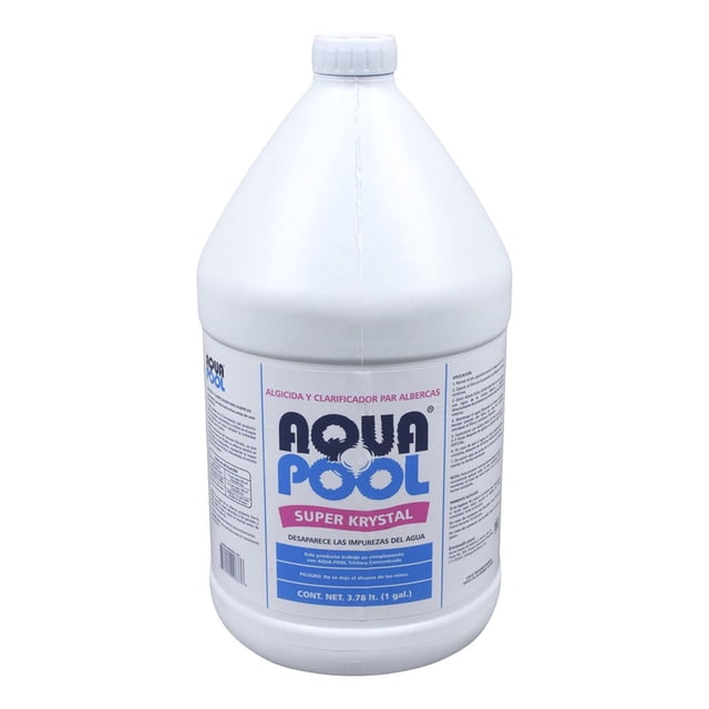 Algicida Y Clarificador Aqua Pool Para Albercas 3.78L