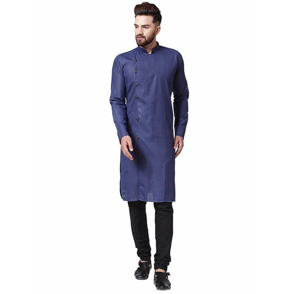 Mens Designer Wear Indian Linen Bollywood Achkan Pathani Style Kurta Pyjama Set