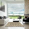 thumbnail image 6 of Ahgly Company Indoor Round Abstract Brown Abstract Area Rugs, 7' Round, 6 of 6