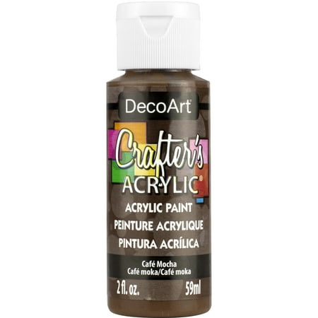 UPC: 0766218037329 | DecoArt Crafter s Acrylic Paint 2 oz. Cafe Mocha