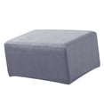 thumbnail image 3 of Escritorio del reposapiés, almohadil de espuma suave Cojín del pie Almohada del taburete del pie para accesorios de oficina y hogar gris Yotijar Cubierta de puf otomano, 3 of 8