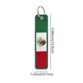 thumbnail image 2 of 2 Pack Motorcycle Key Tags, Flag Embroidery Key Fobs & Keychains, 2 of 7