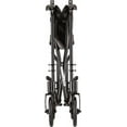 thumbnail image 3 of NOVA Medical Products 19 Lightweight Transport/Wheelchair, Black, 3 of 4