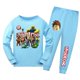 thumbnail image 5 of juego de dibujos animados niños pantalones de manga larga conjunto de pijama moda tendencia suéter sudadera pantalones casuales regalos de cumpleaños, 5 of 5