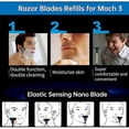 thumbnail image 3 of Blades Refills for Mach3, Blades for , Manual Blades Refills, Mens Blade Refills 28Pcs, 3 of 5