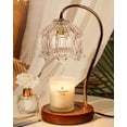 thumbnail image 5 of Funistree Candle Warmer Lamp with Timer Dimmable , Flower Wax Warmer for Jar Candles, Wax Melter for Women Mom Wife, Christmas Home Style, 5 of 8