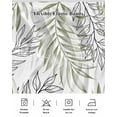 thumbnail image 5 of Sage Green Leaves Wrap Around Bed Skirts for King Bed 18" Drop,Bed Skirt with Adjustable Elastic Belt Dust Ruffle Bed Valance for Bedroom Abstract Modern Geometric Lines Simple Art Bed Frame Cover, 5 of 7