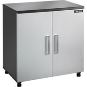 Black & Decker Hitch Cap 2-Door Base Cabinet, 31-1/4"W x 19-5/8"D x 32-3/4"H, Charcoal/Silver Laminate Finish